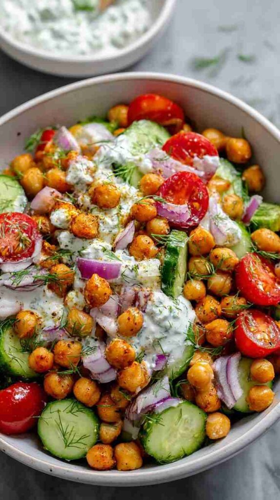 Mediterranean Chickpea Bowl
