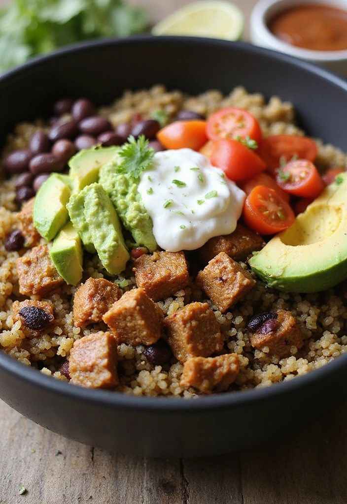 Paneer Quinoa Protein Bowl