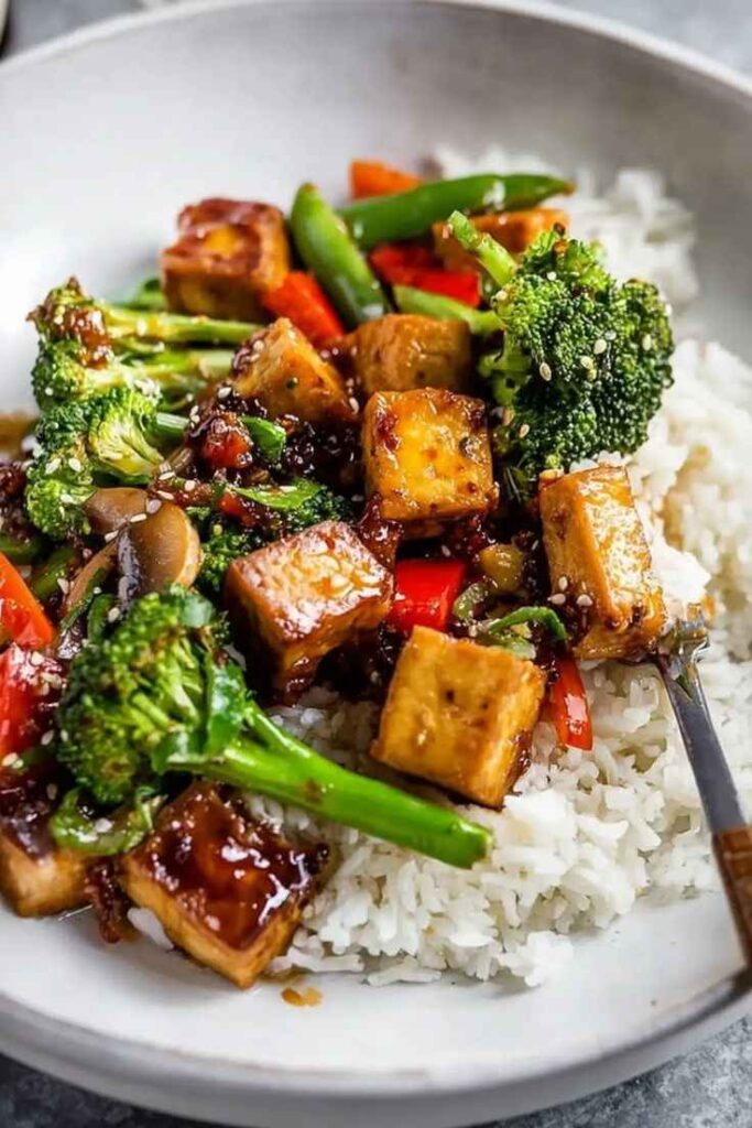 Tofu Stir Fry Bowl
