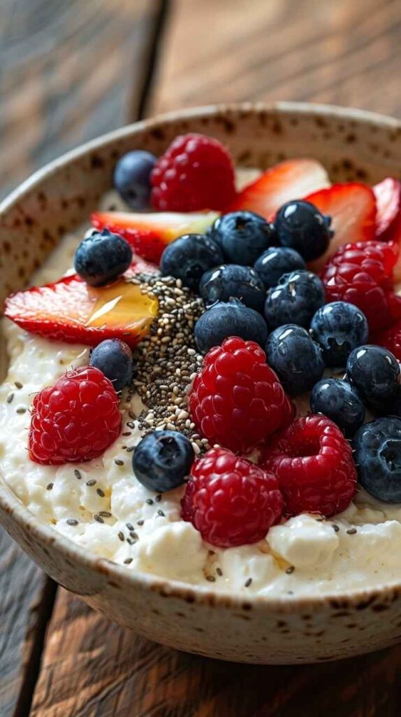 Cottage Cheese Fruit Protein Bowl