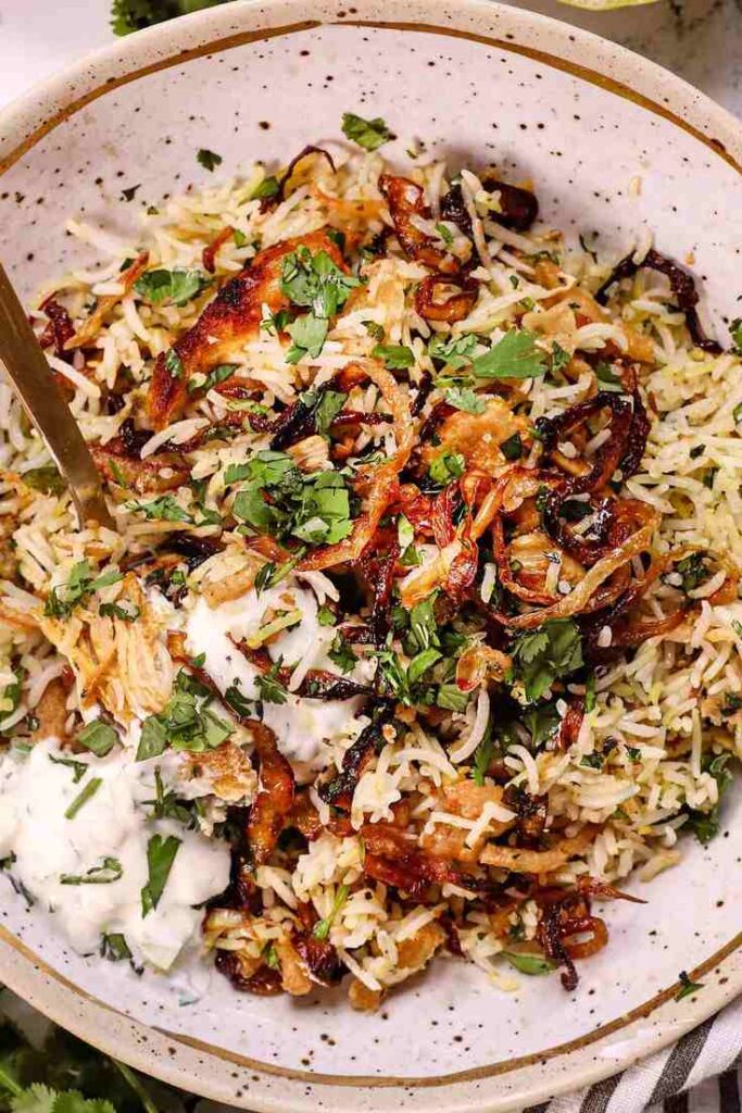 Keto Chicken Yogurt Biryani