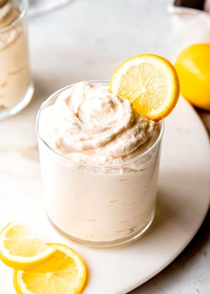 Keto Lemon Cream Bowl