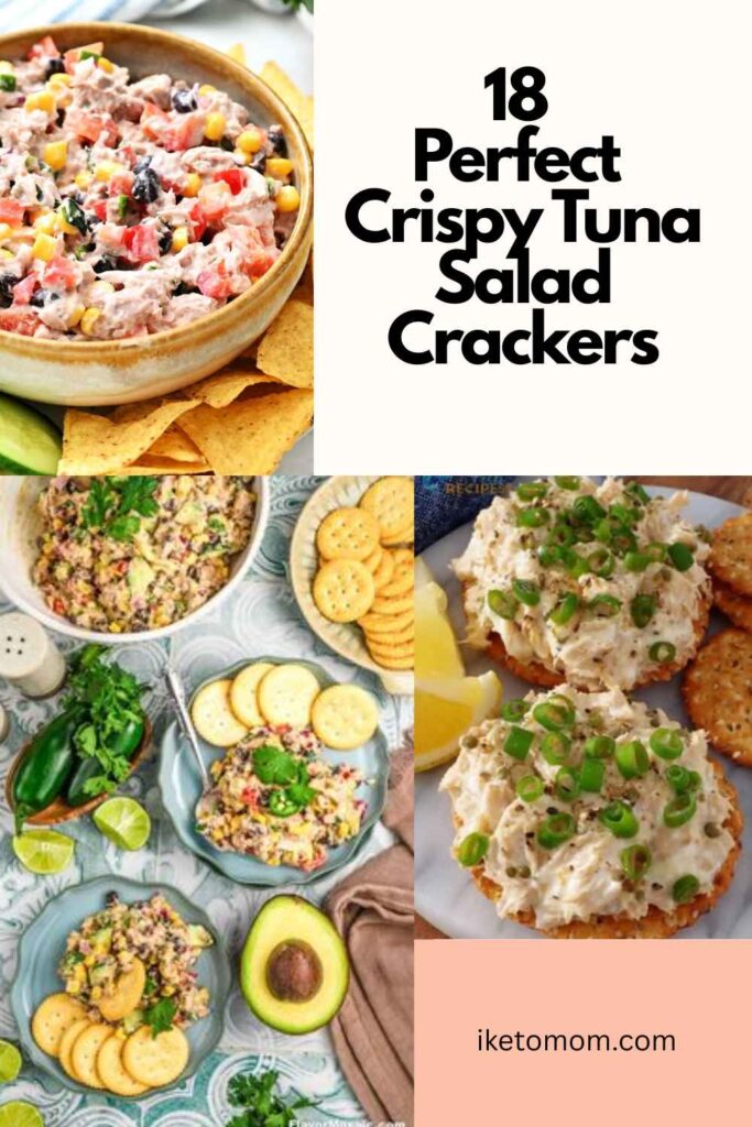 Crispy Tuna Salad Crackers