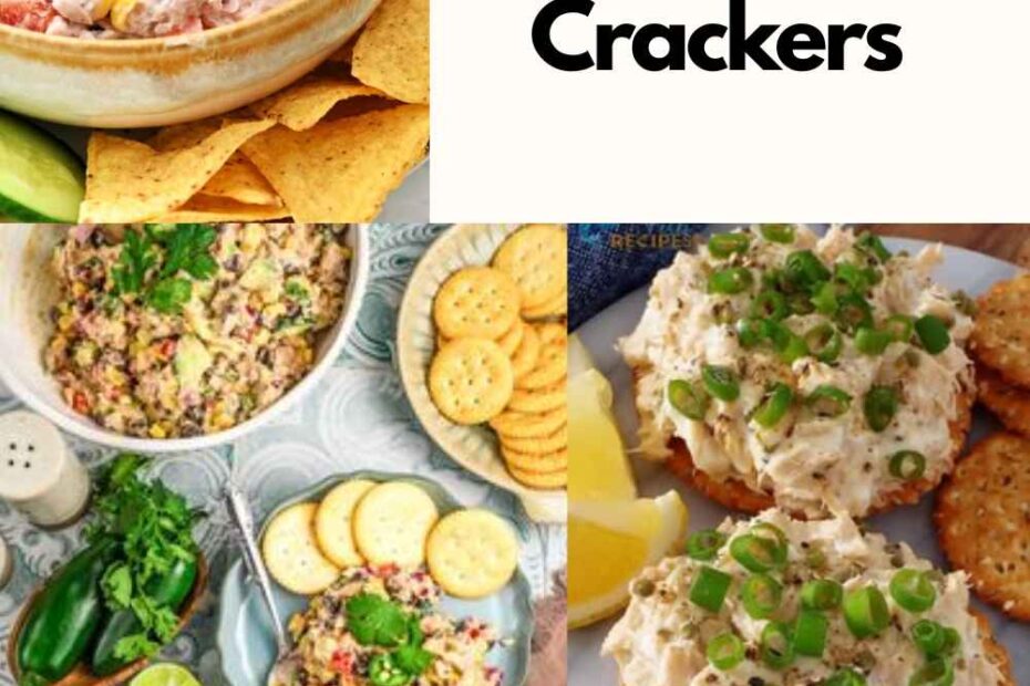 Crispy Tuna Salad Crackers