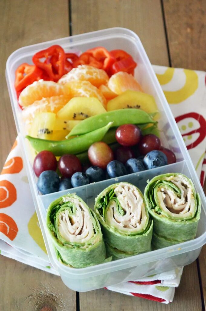 Rainbow Veggie Bento Box