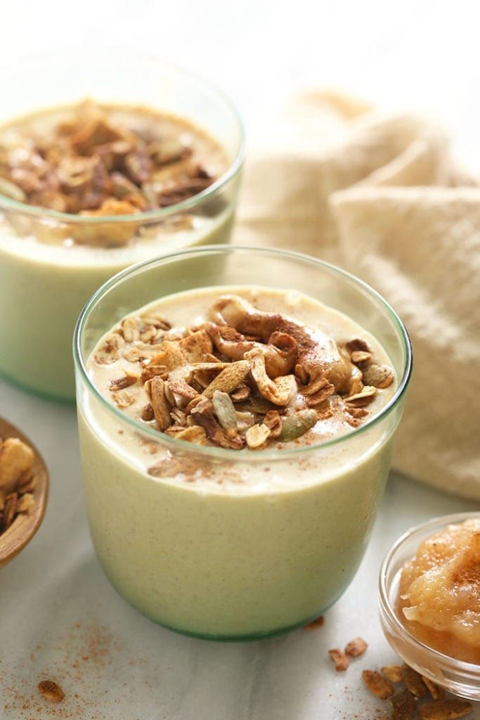 Apple Flaxseed Smoothie