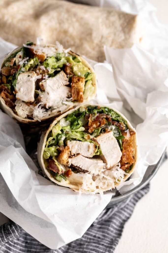 BBQ Chicken Caesar Wrap