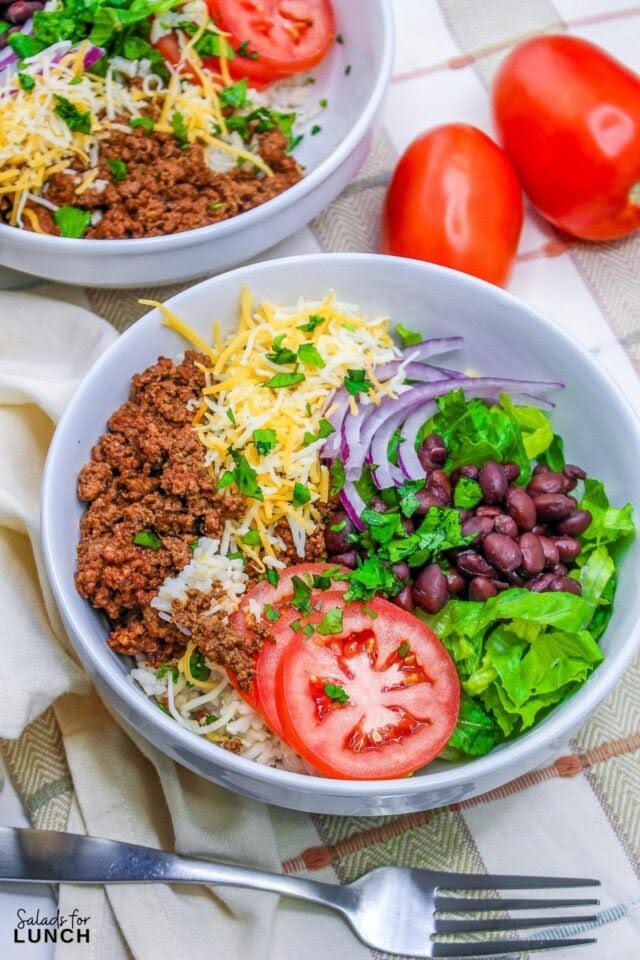 Ground Turkey Burrito Bowls