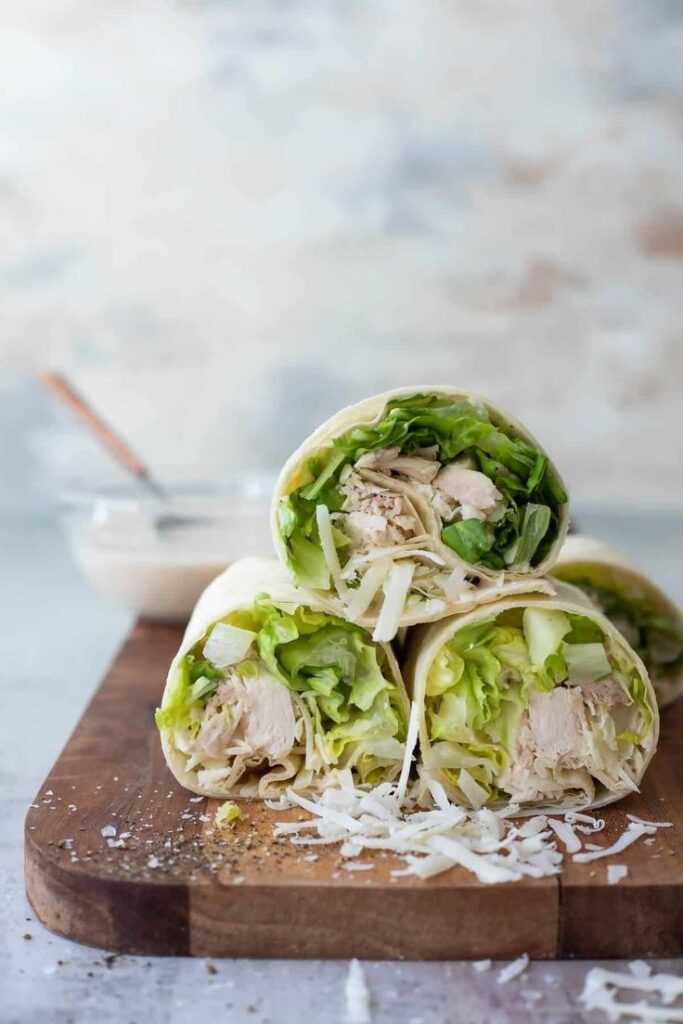 Ranch Chicken Caesar Wrap