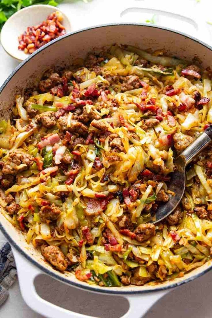Sausage and Cabbage Skillet