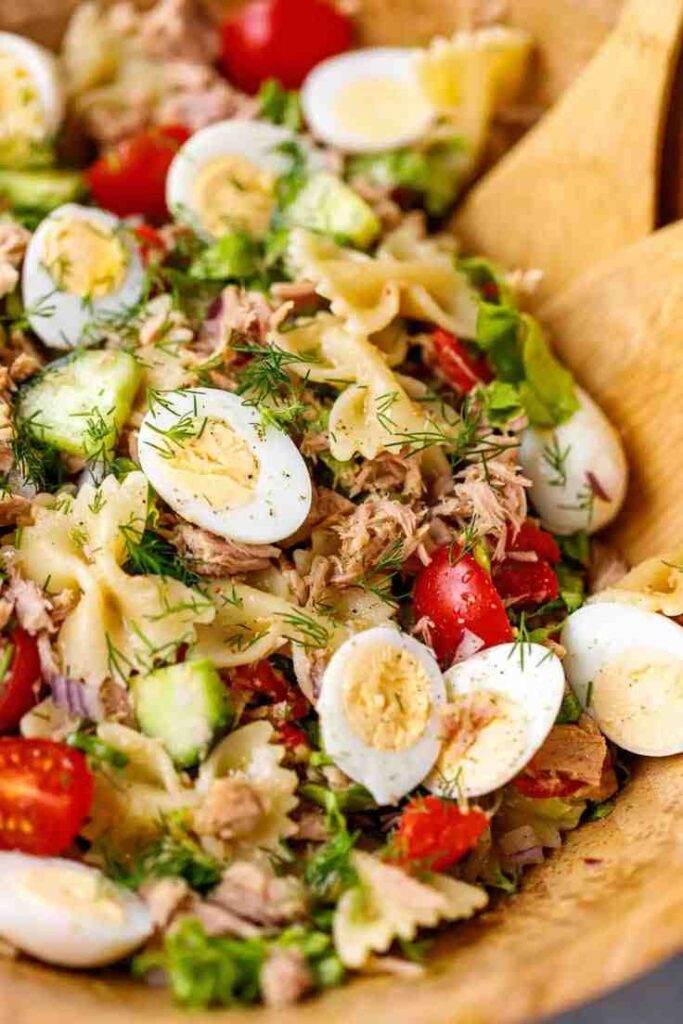 Tuna Protein Pasta Salad