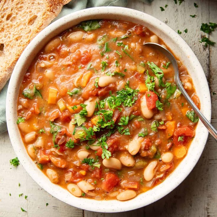 White Bean Tomato Soup