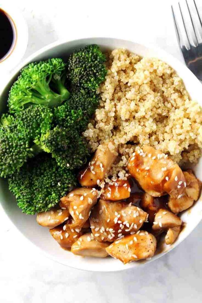 Teriyaki Chicken Quinoa Bowl