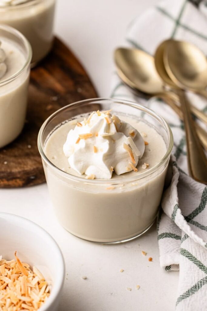 Coconut Cream Keto Pudding