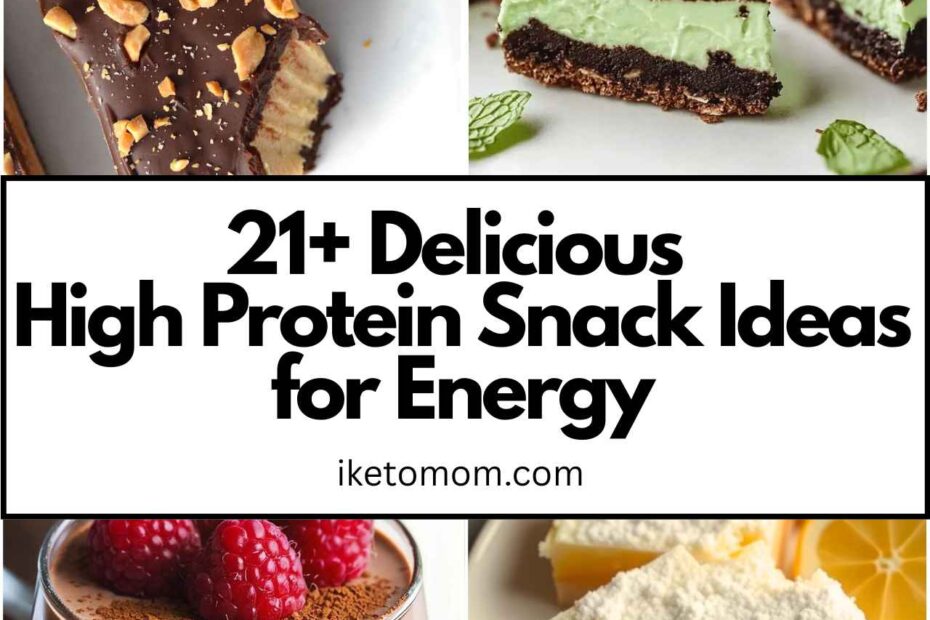 High Protein Snack Ideas for Energy